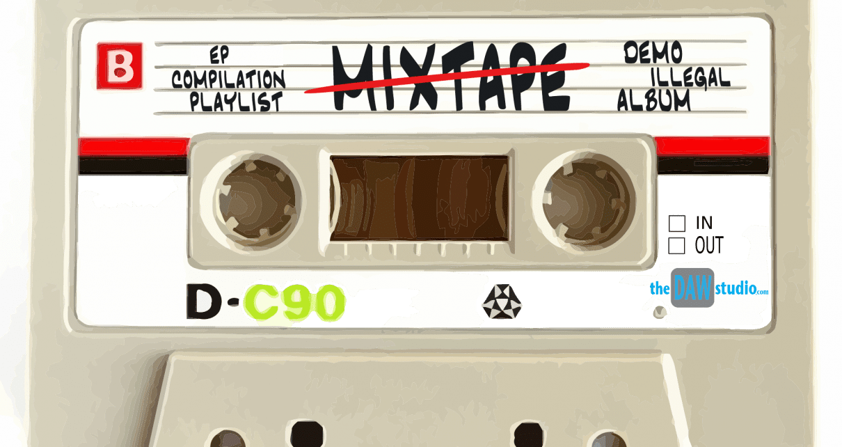 Recording Blank Cassette Case Blank Transparent Tape DIY Homemade