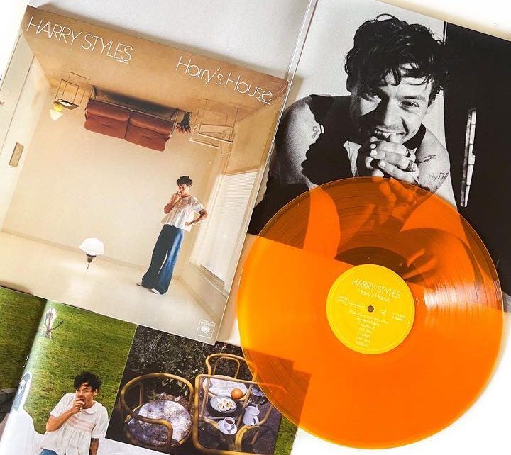 Harry Styles Harry's House orange vinyl new pop purchases up exclusive